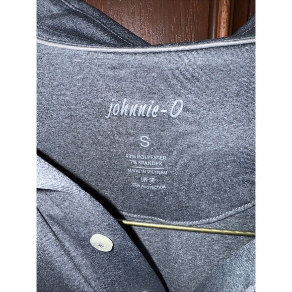 Johnny O Men’s Polo Shirt Small Gray With Trimark Logo - Picture 3 of 6